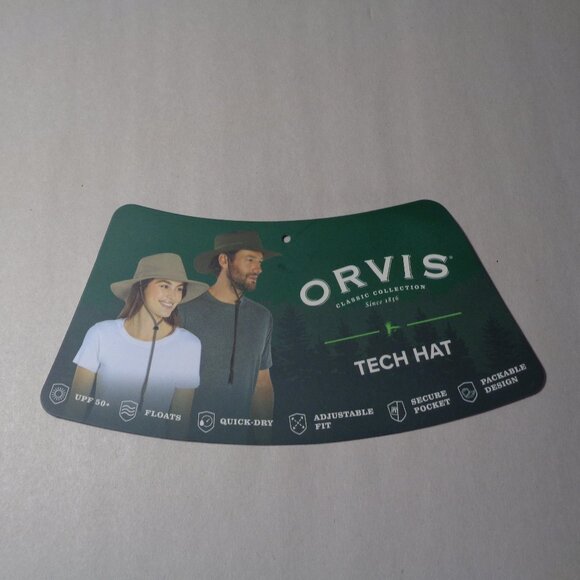 Orvis / One Size / TECH HAT / Tan / UPF 50+ / All Weather / New Women\'s Hat main image 7